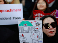 Approximately 2 million citizens gather in Yeouido, Seoul, South Korea, on December 14, 2024, calling for the impeachment of President Yoon...