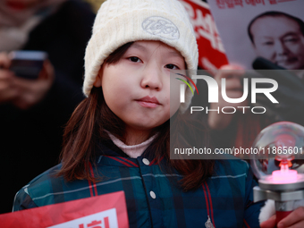 Approximately 2 million citizens gather in Yeouido, Seoul, South Korea, on December 14, 2024, calling for the impeachment of President Yoon...