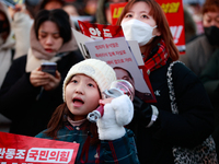 Approximately 2 million citizens gather in Yeouido, Seoul, South Korea, on December 14, 2024, calling for the impeachment of President Yoon...