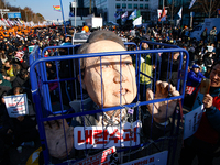 Approximately 2 million citizens gather in Yeouido, Seoul, South Korea, on December 14, 2024, calling for the impeachment of President Yoon...