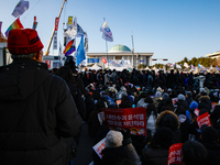 Approximately 2 million citizens gather in Yeouido, Seoul, South Korea, on December 14, 2024, calling for the impeachment of President Yoon...