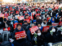 Approximately 2 million citizens gather in Yeouido, Seoul, South Korea, on December 14, 2024, calling for the impeachment of President Yoon...