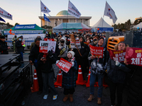 Approximately 2 million citizens gather in Yeouido, Seoul, South Korea, on December 14, 2024, calling for the impeachment of President Yoon...