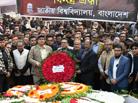 People Are Gathering To Pay Tribute To The Martyred Intellectuals At The Martyred Intellectuals Memorial At Mirpur In Dhaka, Bangladesh, On...