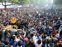 People Are Gathering To Pay Tribute To The Martyred Intellectuals At The Martyred Intellectuals Memorial At Mirpur In Dhaka, Bangladesh, On...