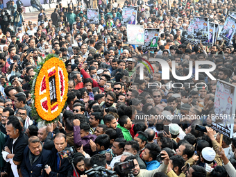 People Are Gathering To Pay Tribute To The Martyred Intellectuals At The Martyred Intellectuals Memorial At Mirpur In Dhaka, Bangladesh, On...