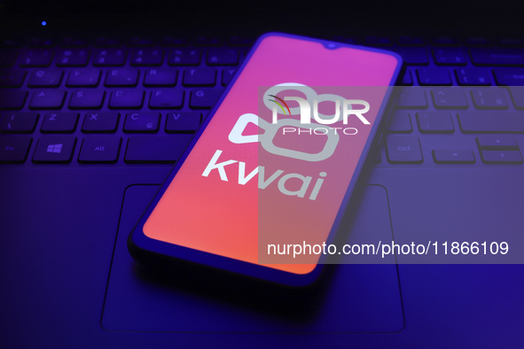 The Kwai logo appears on the screen of a smartphone in Reno, United States, on December 14, 2024. (Photo Illustration by Jaque Silva/NurPhot...