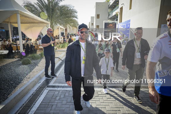 Jason Statham attends the Formula One in Abu Dhabi during the race day. F1 Etihad Airways Abu Dhabi Grand Prix at Yas Marina Circuit in Abu...