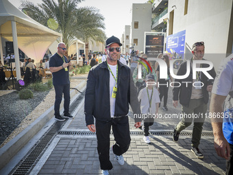 Jason Statham attends the Formula One in Abu Dhabi during the race day. F1 Etihad Airways Abu Dhabi Grand Prix at Yas Marina Circuit in Abu...