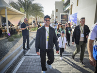 Jason Statham attends the Formula One in Abu Dhabi during the race day. F1 Etihad Airways Abu Dhabi Grand Prix at Yas Marina Circuit in Abu...