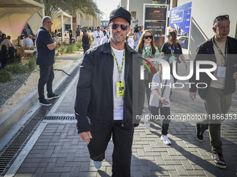 Jason Statham attends the Formula One in Abu Dhabi during the race day. F1 Etihad Airways Abu Dhabi Grand Prix at Yas Marina Circuit in Abu...