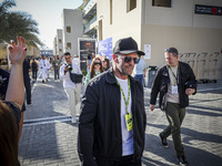 Jason Statham attends the Formula One in Abu Dhabi during the race day. F1 Etihad Airways Abu Dhabi Grand Prix at Yas Marina Circuit in Abu...