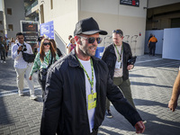 Jason Statham attends the Formula One in Abu Dhabi during the race day. F1 Etihad Airways Abu Dhabi Grand Prix at Yas Marina Circuit in Abu...