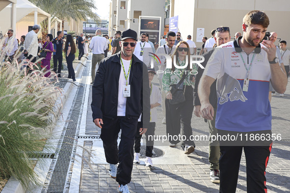 Jason Statham attends the Formula One in Abu Dhabi during the race day. F1 Etihad Airways Abu Dhabi Grand Prix at Yas Marina Circuit in Abu...