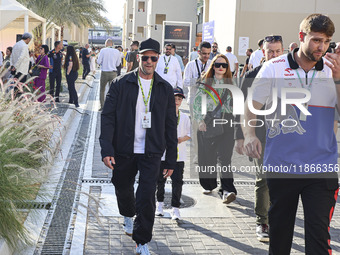 Jason Statham attends the Formula One in Abu Dhabi during the race day. F1 Etihad Airways Abu Dhabi Grand Prix at Yas Marina Circuit in Abu...