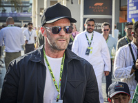 Jason Statham attends the Formula One in Abu Dhabi during the race day. F1 Etihad Airways Abu Dhabi Grand Prix at Yas Marina Circuit in Abu...