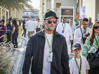 Jason Statham attends the Formula One in Abu Dhabi during the race day. F1 Etihad Airways Abu Dhabi Grand Prix at Yas Marina Circuit in Abu...