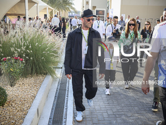 Jason Statham attends the Formula One in Abu Dhabi during the race day. F1 Etihad Airways Abu Dhabi Grand Prix at Yas Marina Circuit in Abu...