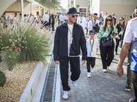 Jason Statham attends the Formula One in Abu Dhabi during the race day. F1 Etihad Airways Abu Dhabi Grand Prix at Yas Marina Circuit in Abu...