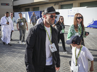 Jason Statham attends the Formula One in Abu Dhabi during the race day. F1 Etihad Airways Abu Dhabi Grand Prix at Yas Marina Circuit in Abu...