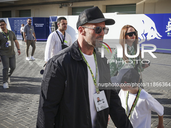 Jason Statham attends the Formula One in Abu Dhabi during the race day. F1 Etihad Airways Abu Dhabi Grand Prix at Yas Marina Circuit in Abu...