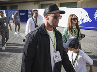 Jason Statham attends the Formula One in Abu Dhabi during the race day. F1 Etihad Airways Abu Dhabi Grand Prix at Yas Marina Circuit in Abu...