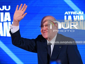 Najib Mikati, Prime Minister of Lebanon, participates in the Atreju event, the Brothers of Italy party, at the Circus Maximus in Rome, Italy...