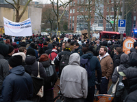 More than a thousand people take part in a demonstration against the latest court verdict over the police shooting that results in the death...