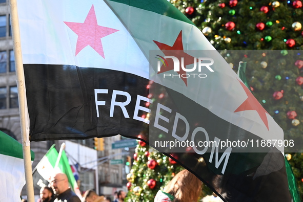 Mayor Andre Sayegh of Paterson, New Jersey, and Mayor Mohamed Khairullah of Prospect Park, New Jersey, host the Syrian Flag Raising Ceremony...