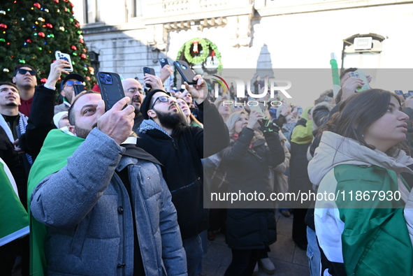 Mayor Andre Sayegh of Paterson, New Jersey, and Mayor Mohamed Khairullah of Prospect Park, New Jersey, host the Syrian Flag Raising Ceremony...