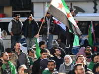 Mayor Andre Sayegh of Paterson, New Jersey, and Mayor Mohamed Khairullah of Prospect Park, New Jersey, host the Syrian Flag Raising Ceremony...