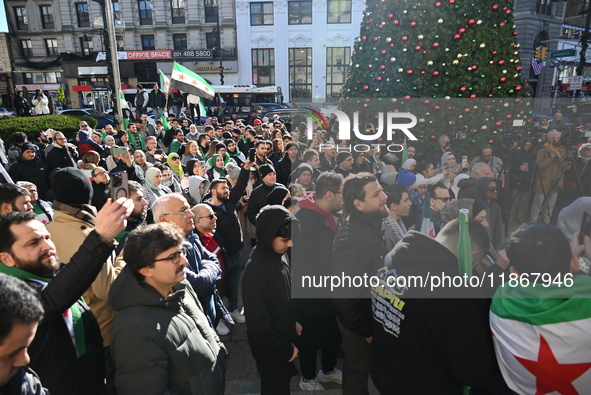 Mayor Andre Sayegh of Paterson, New Jersey, and Mayor Mohamed Khairullah of Prospect Park, New Jersey, host the Syrian Flag Raising Ceremony...