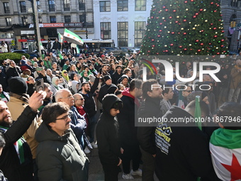 Mayor Andre Sayegh of Paterson, New Jersey, and Mayor Mohamed Khairullah of Prospect Park, New Jersey, host the Syrian Flag Raising Ceremony...