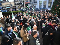 Mayor Andre Sayegh of Paterson, New Jersey, and Mayor Mohamed Khairullah of Prospect Park, New Jersey, host the Syrian Flag Raising Ceremony...