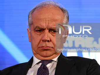 Matteo Piantedosi, Minister of the Interior, participates in the Atreju event, the Brothers of Italy party, at the Circus Maximus in Rome, I...