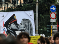 People participate in the national demonstration against the security bill, which involves over 200 groups including students, unions, assoc...