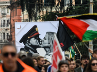 People participate in the national demonstration against the security bill, which involves over 200 groups including students, unions, assoc...