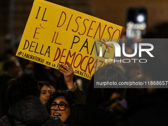 People participate in the national demonstration against the security bill, which involves over 200 groups including students, unions, assoc...