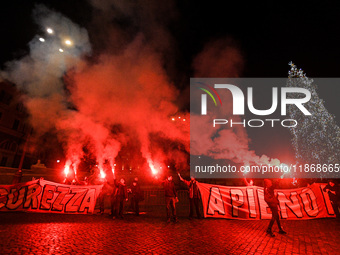 People participate in the national demonstration against the security bill, which involves over 200 groups including students, unions, assoc...