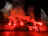 People participate in the national demonstration against the security bill, which involves over 200 groups including students, unions, assoc...