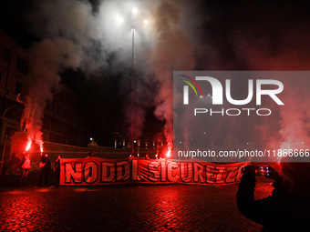 People participate in the national demonstration against the security bill, which involves over 200 groups including students, unions, assoc...