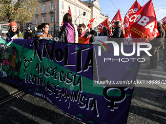 People participate in the national demonstration against the security bill, which involves over 200 groups including students, unions, assoc...