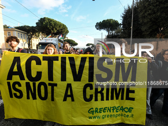 People participate in the national demonstration against the security bill, which involves over 200 groups including students, unions, assoc...