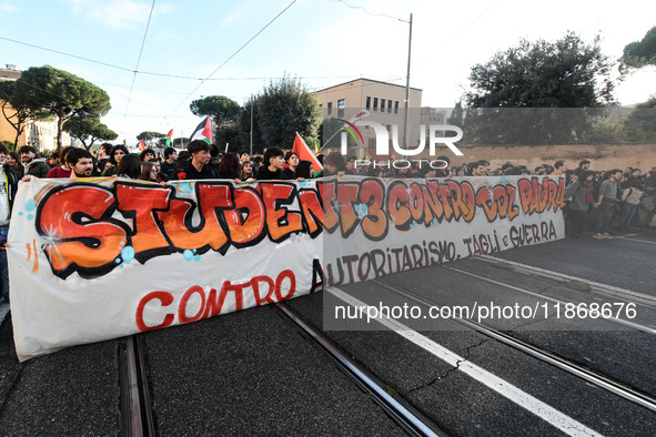 People participate in the national demonstration against the security bill, which involves over 200 groups including students, unions, assoc...