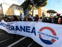 People participate in the national demonstration against the security bill, which involves over 200 groups including students, unions, assoc...