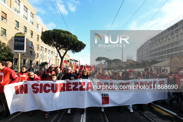 People participate in the national demonstration against the security bill, which involves over 200 groups including students, unions, assoc...