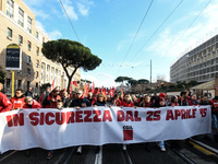 People participate in the national demonstration against the security bill, which involves over 200 groups including students, unions, assoc...