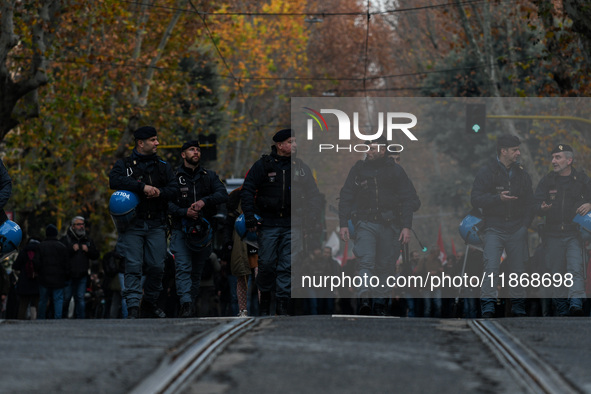 People participate in the national demonstration against the security bill, which involves over 200 groups including students, unions, assoc...