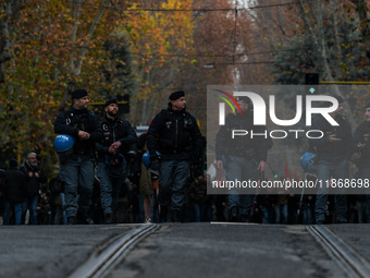 People participate in the national demonstration against the security bill, which involves over 200 groups including students, unions, assoc...