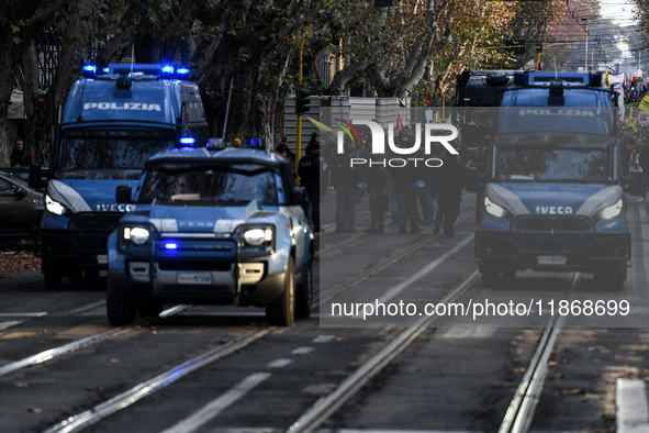 People participate in the national demonstration against the security bill, which involves over 200 groups including students, unions, assoc...